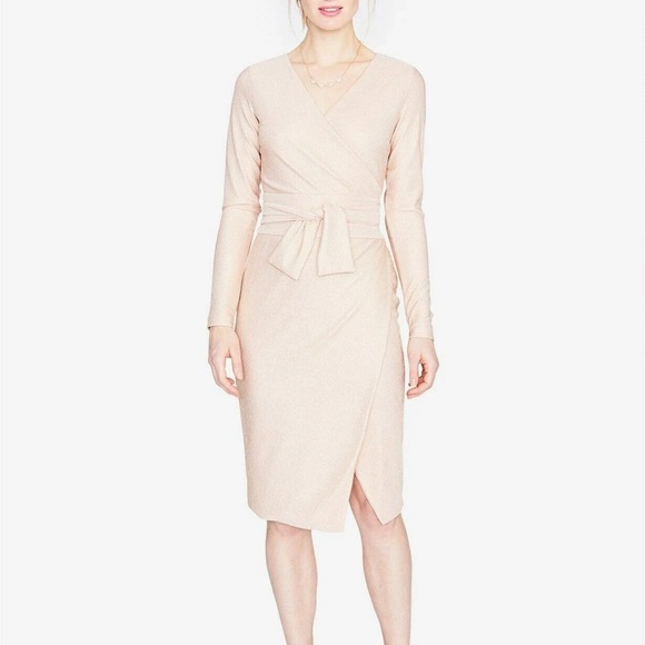 rachel roy metallic wrap dress Rachel Rachel Roy Cold-Shoulder Lace & Metallic Dress
